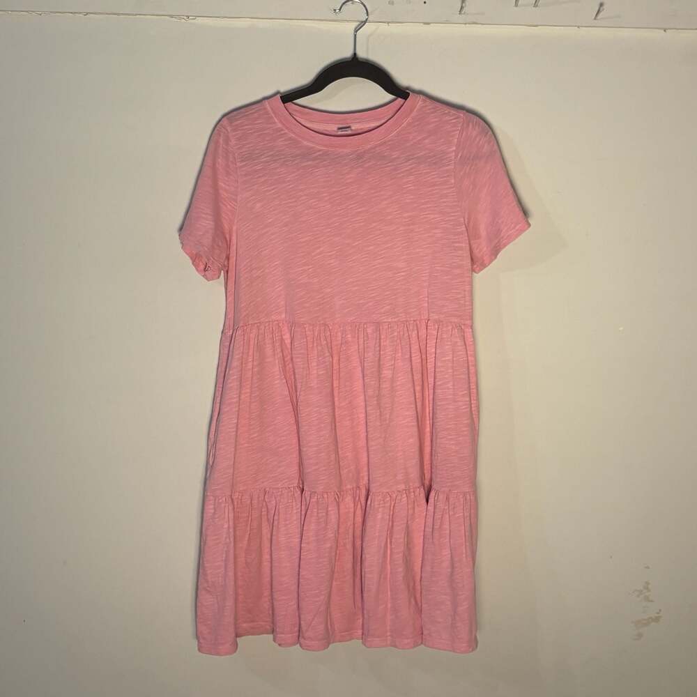 Old Navy Short-Sleeve Tiered Mini Swing Dress 008-0005